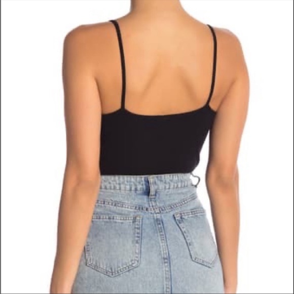 V-Neck Thong Bodysuit - Size XL - Picture 2 of 3